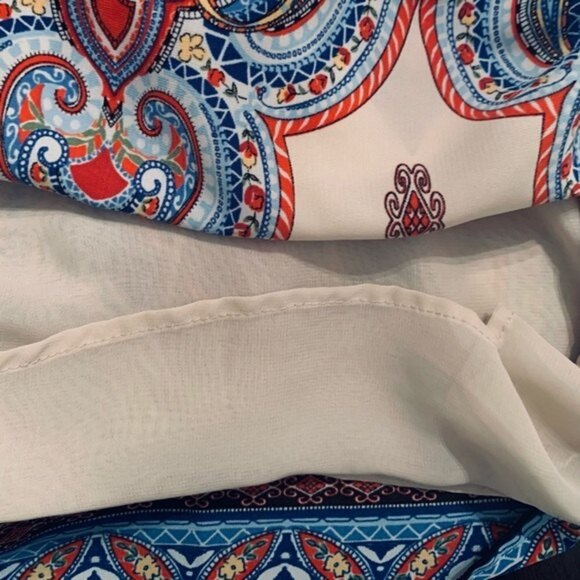 Gibson Latimer Women's Geometric Tunic Dress Size Large‎ - Picture 14 of 16